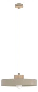 Lampă suspendată pe cablu KIVI 1xE27/15W/230V bej