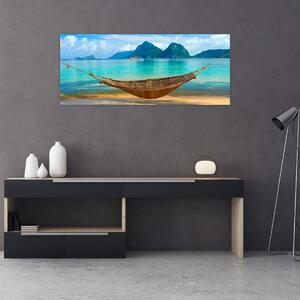 Tablou - Hamac pe plajă 3 (120x50 cm)