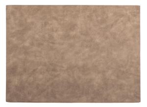Suport farfurie din imitație de piele ZicZac Troja Rectangle, 33 x 45 cm, maro