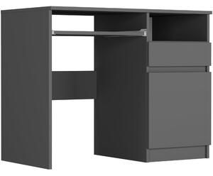 Birou de scris modern cu dulap 90x50 cm - diverse variante de culori antracit