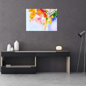 Tablou - Flori,pictură (70x50 cm)
