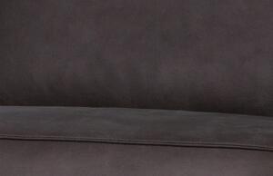 Canapea cu husă din imitație de piele BePureHome Statement, lungime 280 cm, gri închis