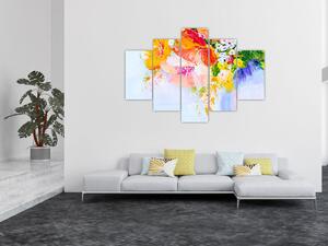 Tablou - Flori,pictură (150x105 cm)
