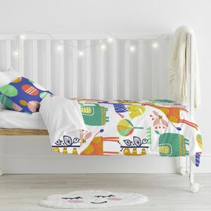 Lenjerie de pat din bumbac pentru copii Moshi Moshi Jungle, 100 x 120 cm