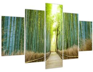 Tablou - Strada cu bambuși (150x105 cm)