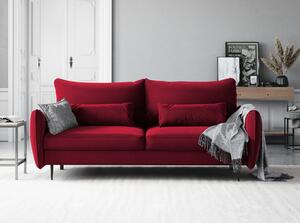 Canapea extensibilă cu spațiu de depozitare Cosmopolitan Design Vermont, roșu