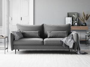 Canapea extensibilă cu spațiu de depozitare Cosmopolitan Design Vermont, gri deschis