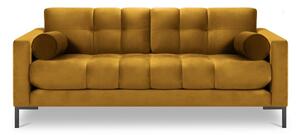 Canapea din catifea Cosmopolitan Design Bali, galben
