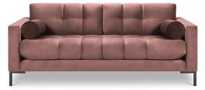 Canapea din catifea Cosmopolitan Design Bali, roz