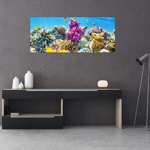 Tablou - Lumea mării (120x50 cm)