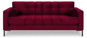 Canapea din catifea Cosmopolitan Design Bali, roșu