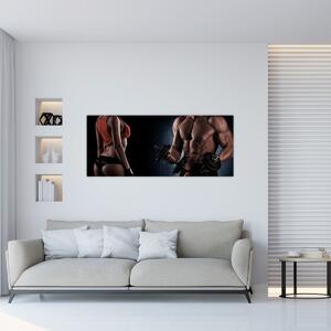 Tablou - Fitness (120x50 cm)