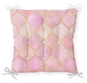 Pernă pentru scaun Minimalist Cushion Covers Pinky Oriental, 40 x 40 cm