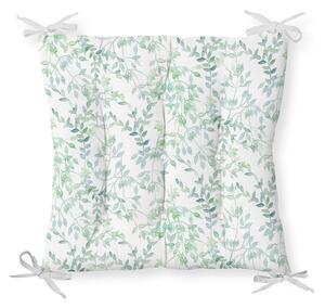 Pernă pentru scaun cu amestec de bumbac Minimalist Cushion Covers Delicate Greens, 40 x 40 cm