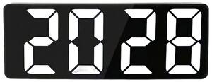Ceas digital de birou cu oglindă, alarmă și afișaj LED mare, 16 cm