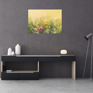 Tablou - Pajiște pictată (70x50 cm)