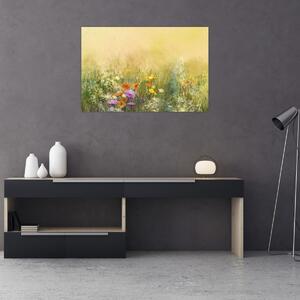Tablou - Pajiște pictată (90x60 cm)