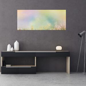 Tablou - Pajiște pictată 2 (120x50 cm)