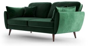 Canapea din catifea My Pop Design Auteuil, verde