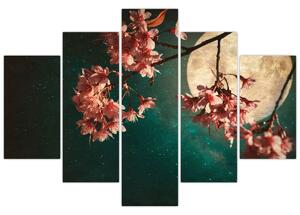 Tablou - Sakura în luna plină (150x105 cm)