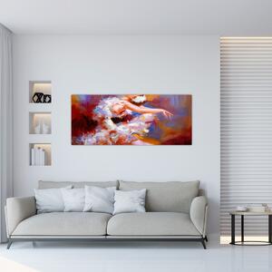 Tablou - Balerină,pictură (120x50 cm)