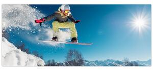 Tablou - Snowboarder (120x50 cm)