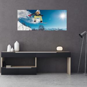 Tablou - Snowboarder (120x50 cm)