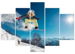 Tablou - Snowboarder (150x105 cm)