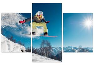 Tablou - Snowboarder (90x60 cm)