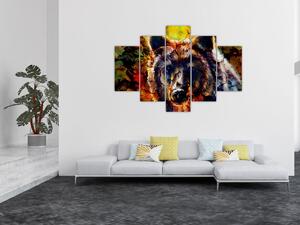 Tablou - Urs,pictură (150x105 cm)