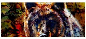 Tablou - Urs,pictură (120x50 cm)