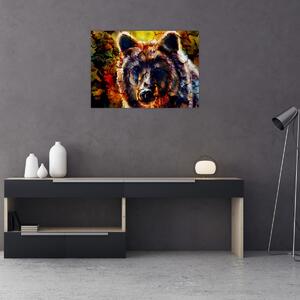 Tablou - Urs,pictură (70x50 cm)