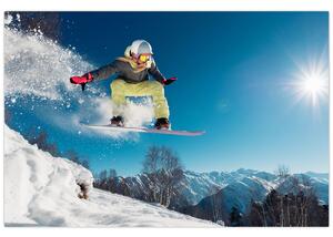 Tablou - Snowboarder (90x60 cm)
