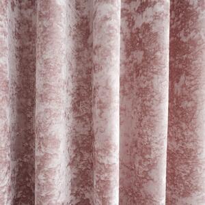 Draperii roz 2 buc. 168x183 cm Crushed Velvet – Catherine Lansfield