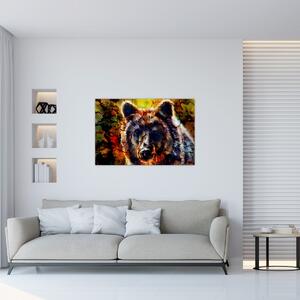 Tablou - Urs,pictură (90x60 cm)