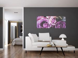 Tablou - Trandafiri (120x50 cm)