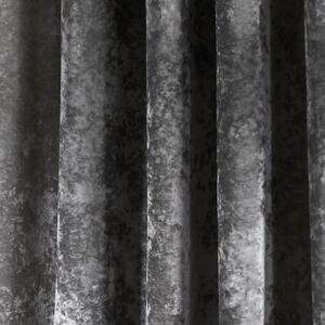 Draperii gri 2 buc. 168x229 cm Crushed Velvet – Catherine Lansfield