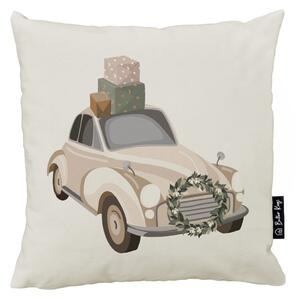 Față de pernă 45x45 cm cu model de Crăciun Festive Car – Butter Kings