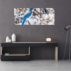 Tablou - Pasare de iarnă (120x50 cm)