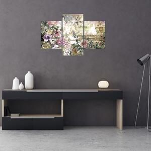 Tablou - Flori de design (90x60 cm)