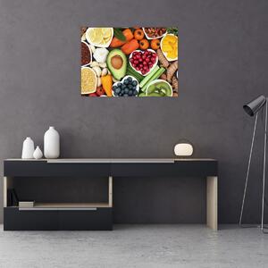 Tablou - Alimente sănătoase (70x50 cm)