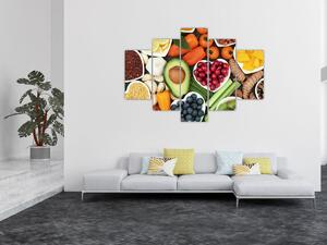Tablou - Alimente sănătoase (150x105 cm)
