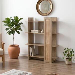 Biblioteca, Oslo, Stejar, 75x32x95 cm