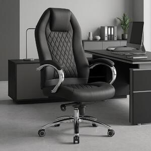 Scaun birou directoral, Ionia, Negru, 67x49.5x123 cm