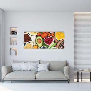 Tablou - Alimente sănătoase (120x50 cm)