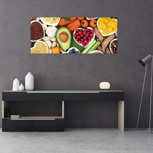 Tablou - Alimente sănătoase (120x50 cm)