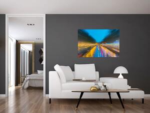 Tablou - Pictură abstractă (90x60 cm)