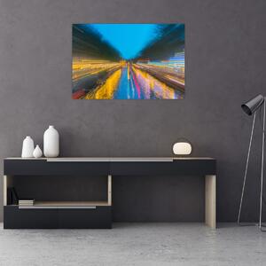 Tablou - Pictură abstractă (90x60 cm)