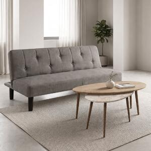 Set mobilier studenti canapea si 2 masute de cafea, 3 buc, Sway, Natural, 167x77x73 cm