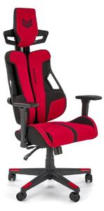 Scaun gaming NITRO 2, rosu/negru, material textil, 66x68x130/137 cm